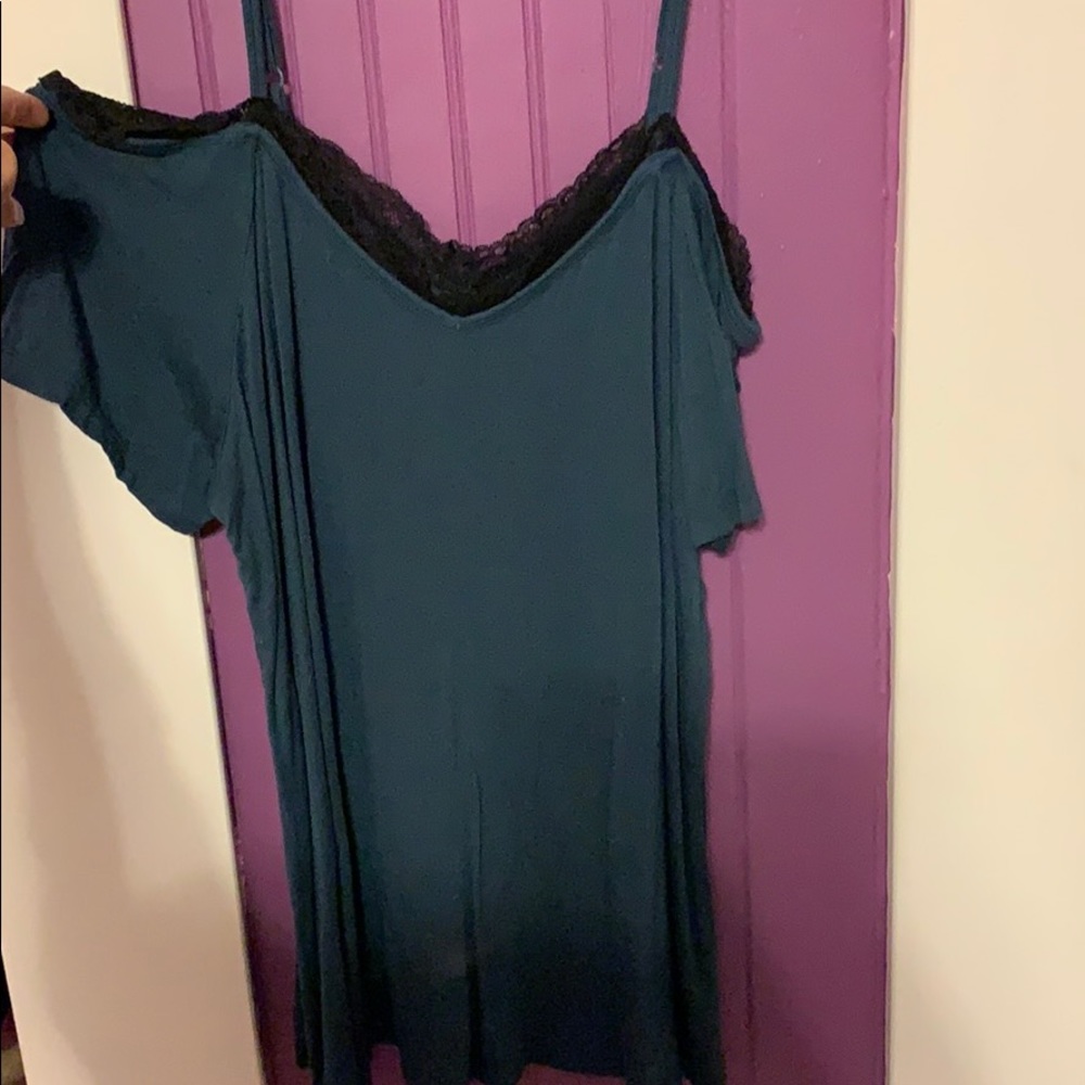 Off the shoulder flowy top